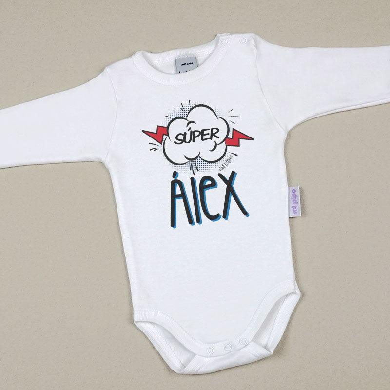 Body Personalizado Bebé Super Nombre Mi Pipo - Nanetes #